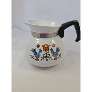 Vintage Corning Ware Country Festival 6 Cup Beverage Server P-104 no lid
